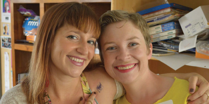 Image of Molly Raynor and her Neurtal Zone alum Evelyn Hollenshead