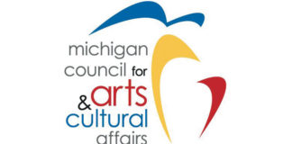Michigan council for arts & cultural action logo.