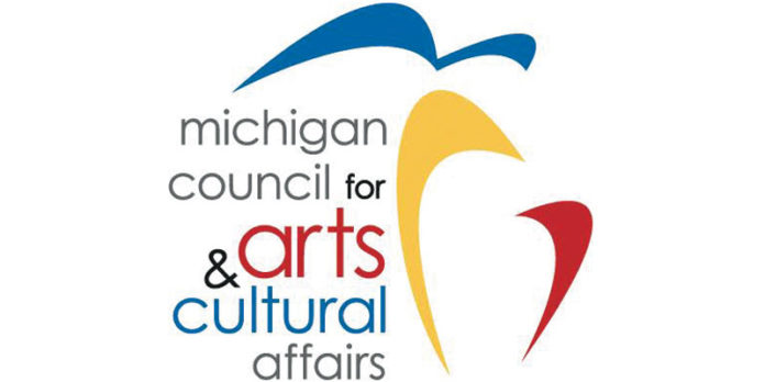 Michigan council for arts & cultural action logo.