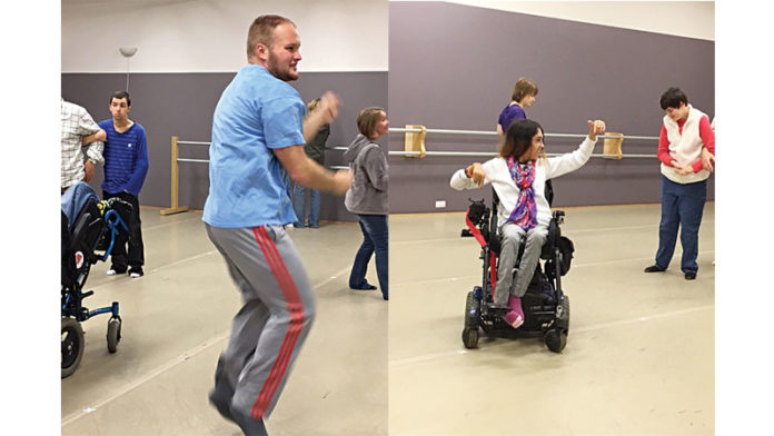 Participants enjoy the open studio Adaptive Dance Program at Ballet Chelsea.