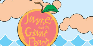 James and the Giant Peach during a sensory-friendly performance at EMU.