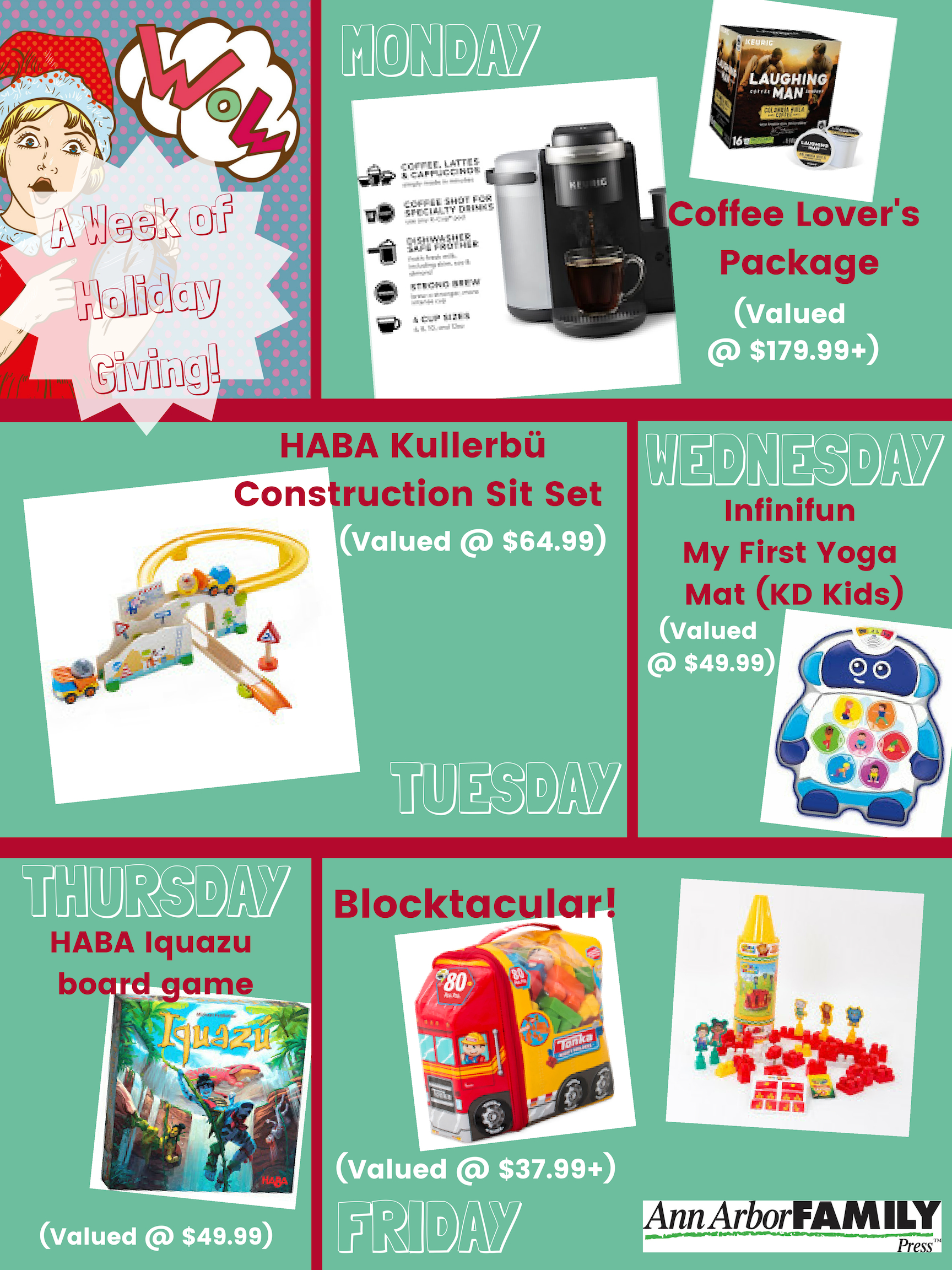 A Week of Holiday Giving!