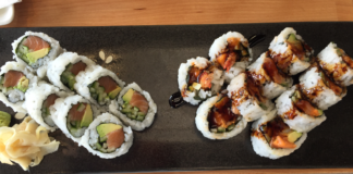 Sushi Rolls at Momo Sushi