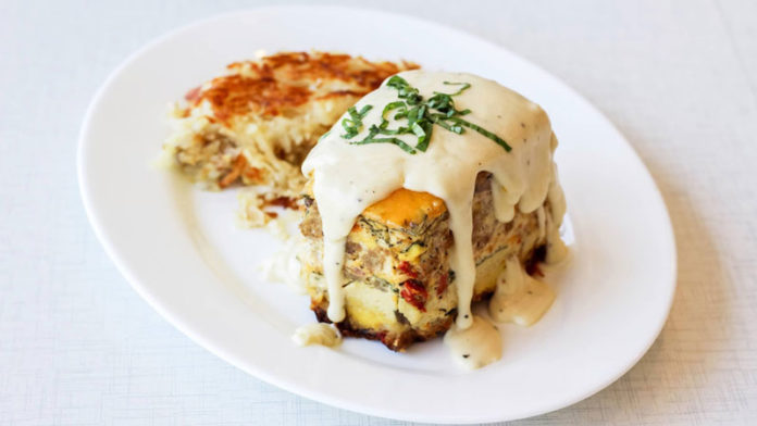 Anna's House breakfast lasagna