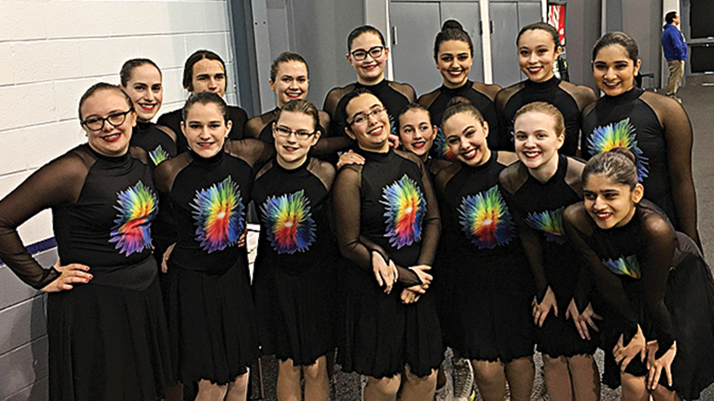The Unified Hockettes team of the Ann Arbor Figure Skating Club. Photo contributed by Marie Cregar