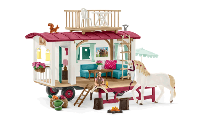 The Schleich Horse Club Caravan for Secret Club Meetings