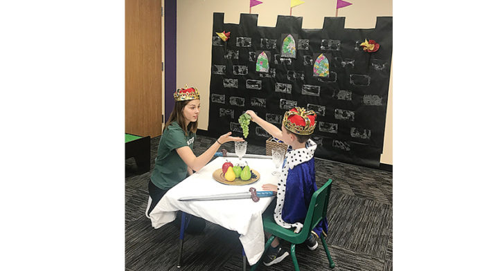 Children engaging in play therapy at Creating Brighter Futures. Photo credit: Creating Brighter Futures