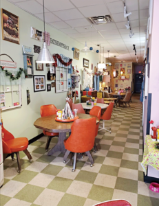 The Shimmy Shack fast food restaurant opened in January 2019 and the atmosphere is inspired by a 1950’s home and is intended to make you feel comfortable and happy. PHOTO CREDIT Katherine Brewer
