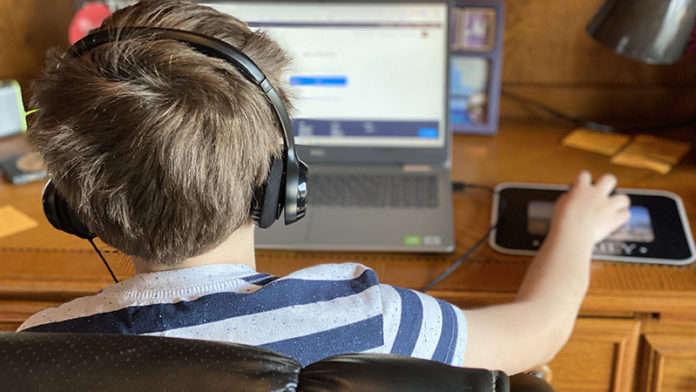 Telehealth is an effective way to keep children connected to their therapists (Photo Credit: Miranda Keskes)