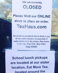 TeaHaus is preparing lunches for area children in need for distribution at their sister location Eat More Tea.
