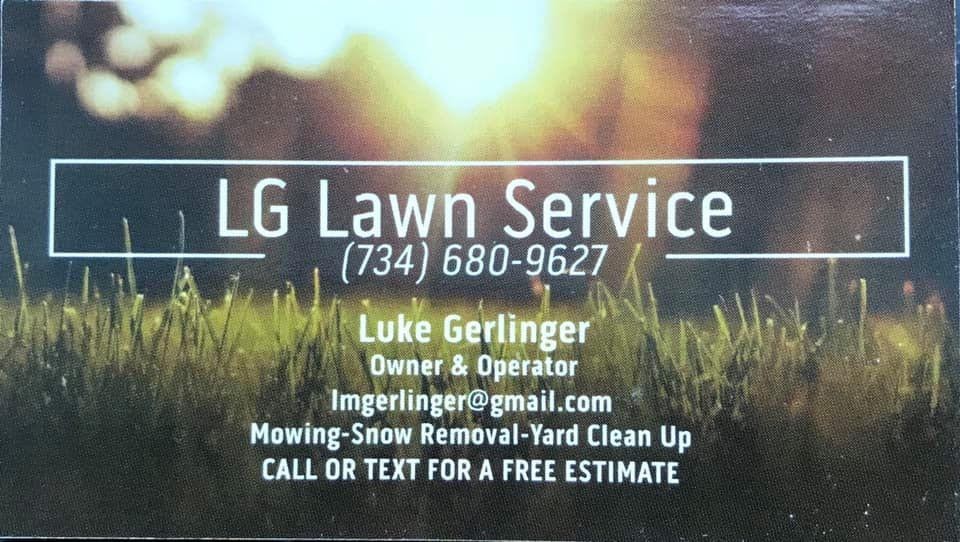 Luke Gerlinger, 17, is a Saline High School junior, as well as the owner and operator of LG Lawn Service.