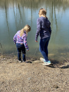 Nora and Loretta Frasca at Fox Nature Preserve. Image courtesy of Theresa Frasca.