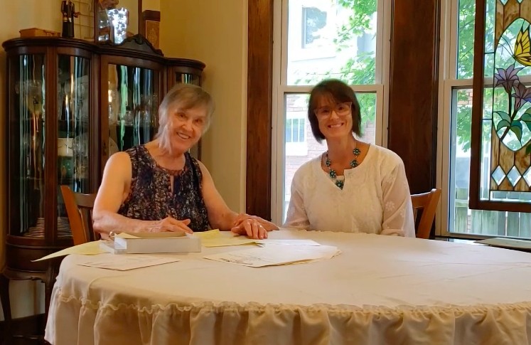 Chandra with her mother and Clonlara School Founder Pat Montgomery. Image courtesy of Clonlara File Photos