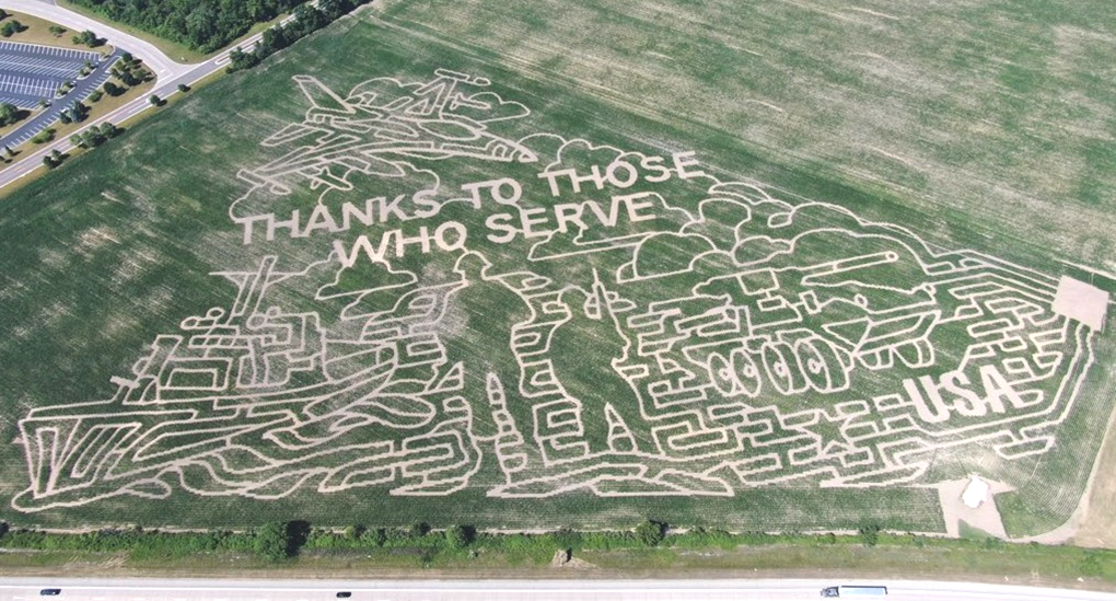 Farmer J's World Record Corn Maze