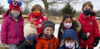 Daycroft School winter art