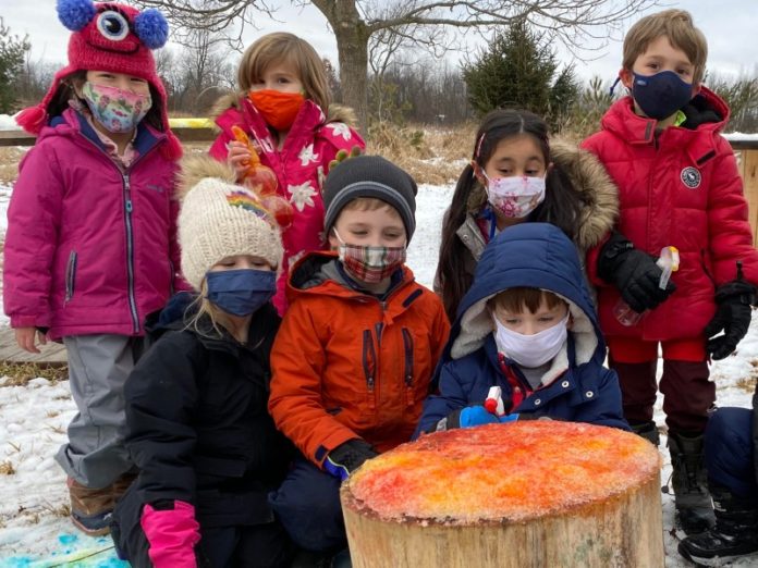 Daycroft School winter art