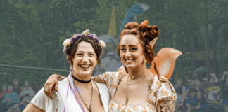 Two Michigan Renaissance Festival goers