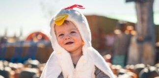 a child in a halloween costume