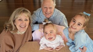 A photo of a family.