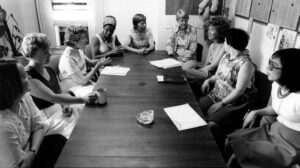 A old meeting taking place at the CEW.