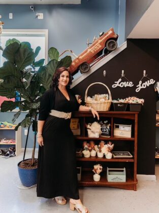 A customer in a shop.