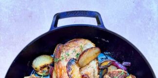 One-Pan Pork Chops with Plums and Thyme