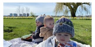 triplets against the Windsor skyline