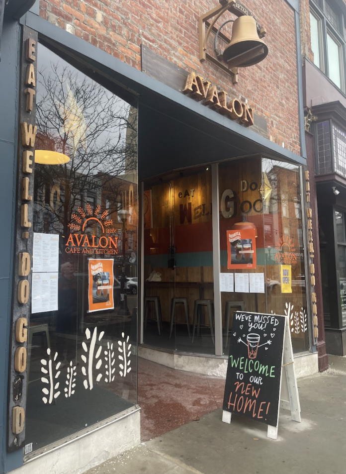 Exterior of restaurant