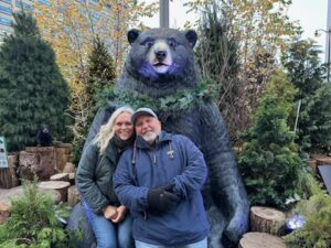 Gerald Vazquez and his wife of 25 years. 