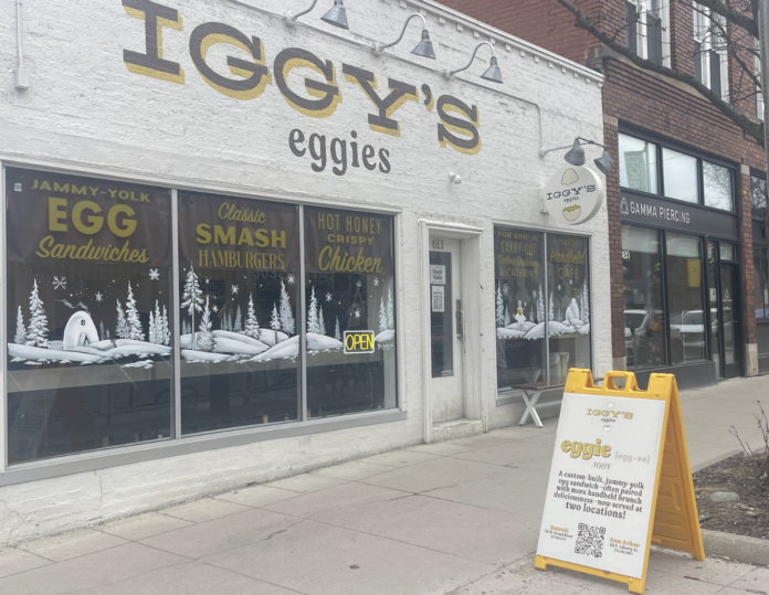 Iggy’s Eggies, 611 East Liberty St.