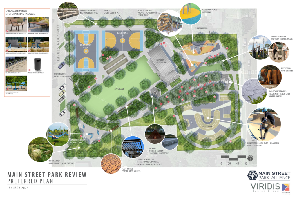 This design is taken directly from the Main Street Park Alliance’s website.